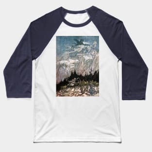 Spirits of the Catskill Mountains - Arthur Rackham Baseball T-Shirt